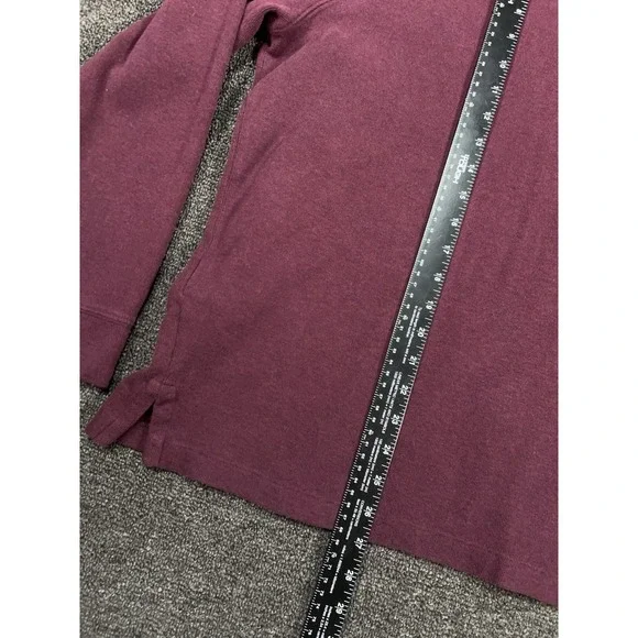Polo Ralph Lauren 1/4 Zip Sweater Men's Large Estate Rib Pony Preppy Burgundy - Picture 7 of 8